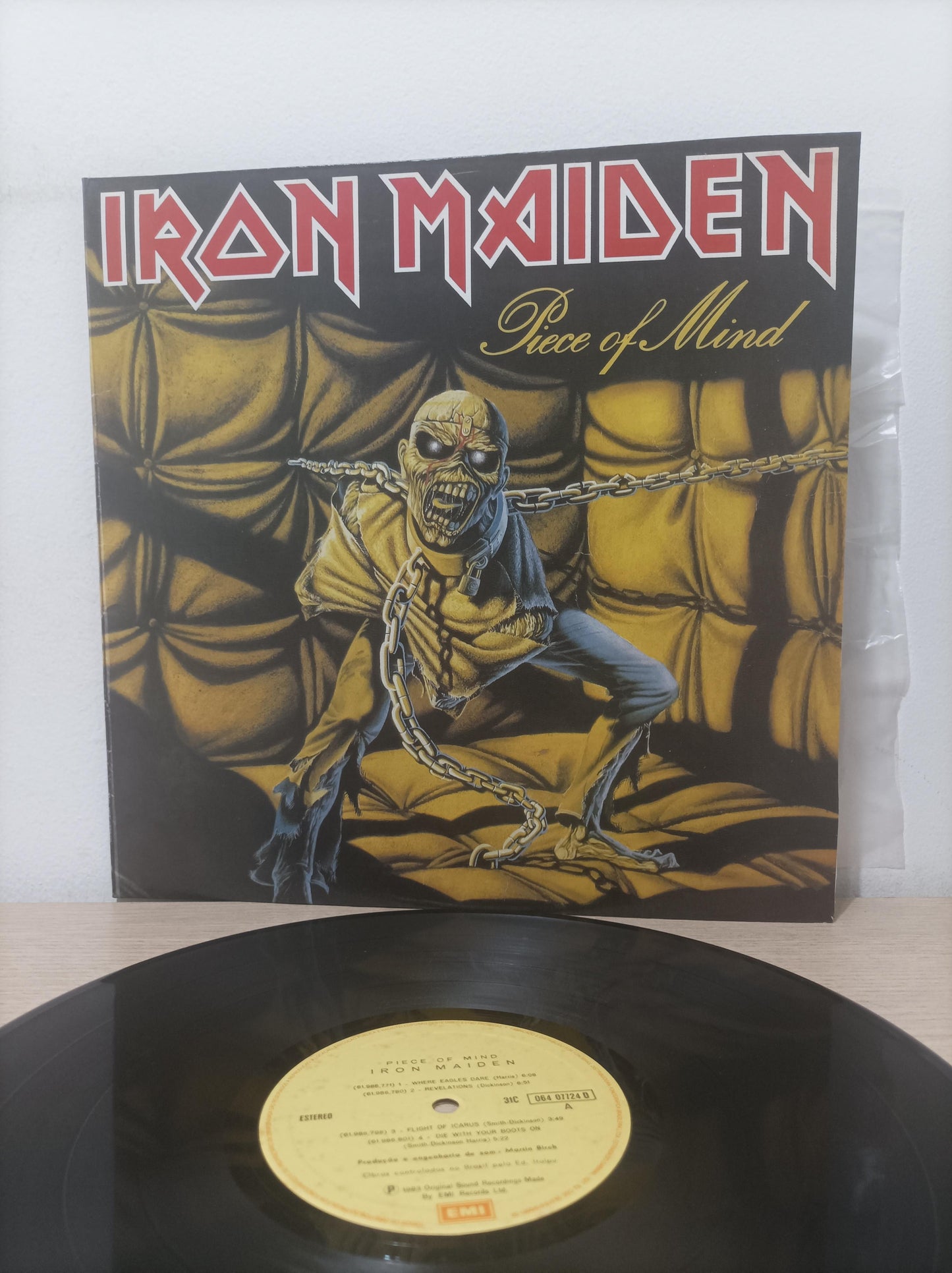 Lp Vinil Iron Maiden Piece Of Mind Capa Dupla