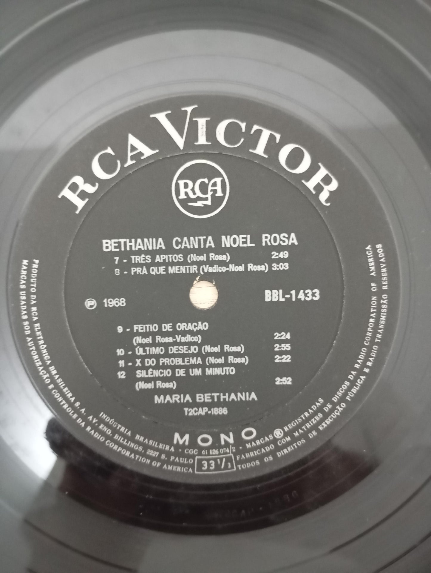 Lp Vinil Velloso Bethania Gil