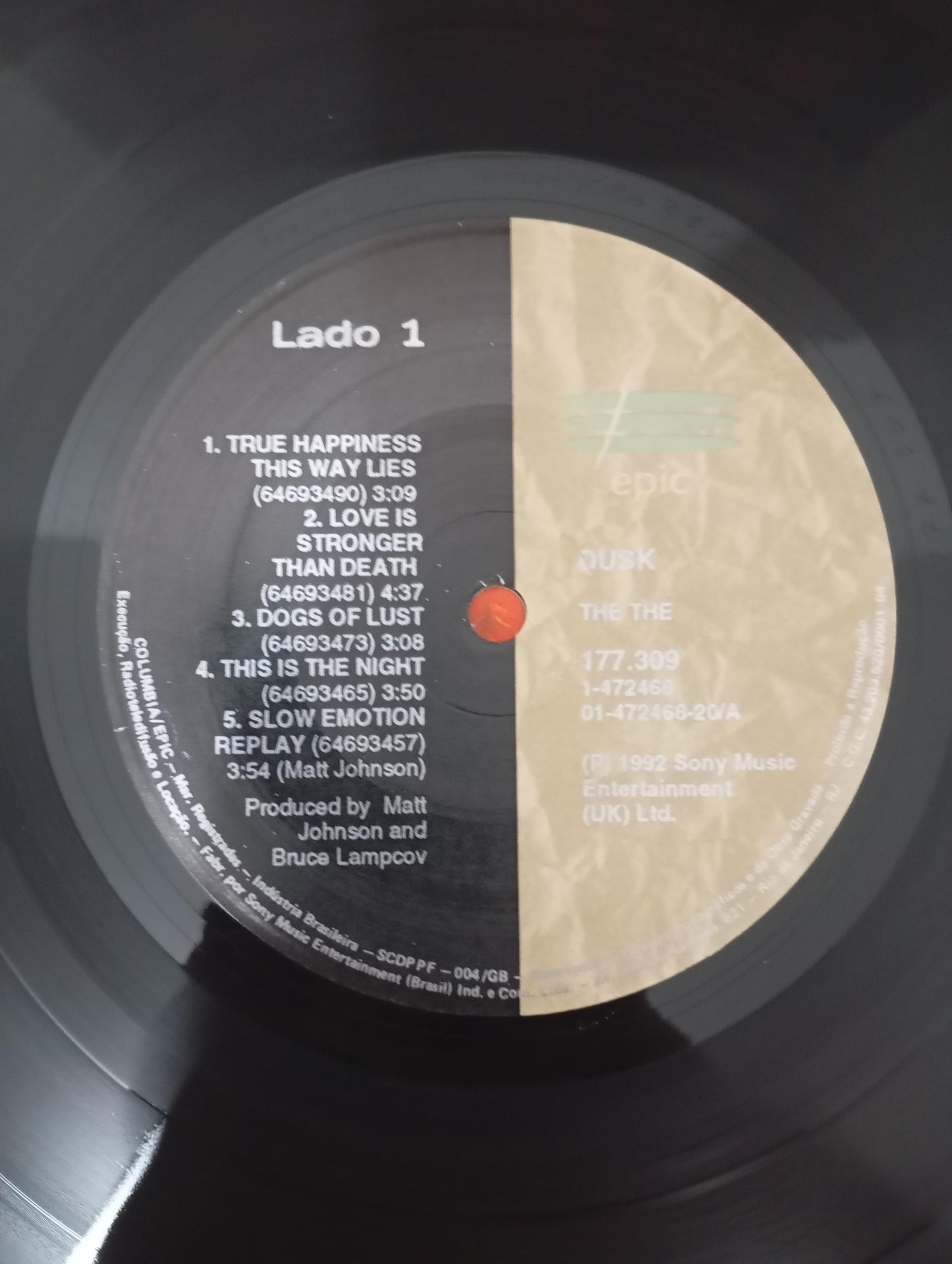 Lp Vinil The The Dusk Com Encarte