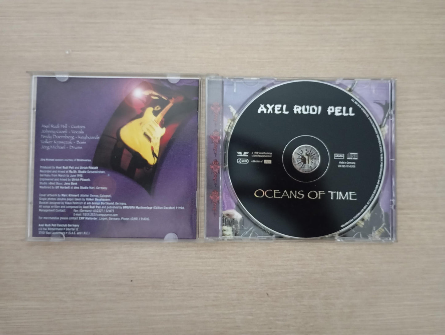 CD Axel Rudi Pell Oceans Of Time Importado