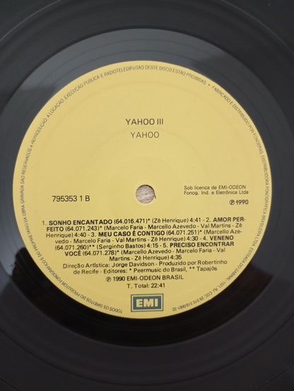 Lp Vinil Yahoo 3 Com Encarte