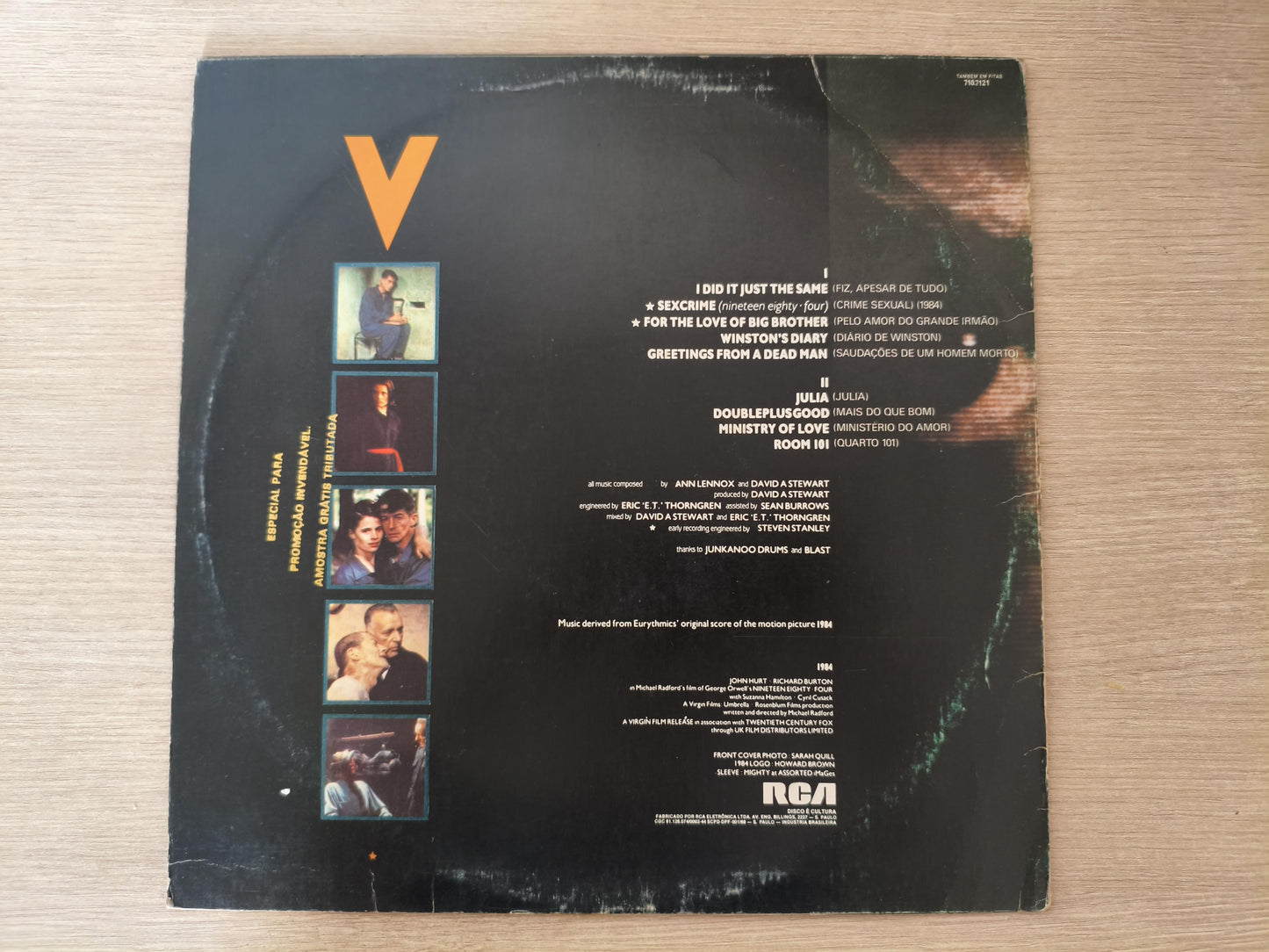 Lp Vinil Eurythmics 1984 (For The Love Of Big Brother)
