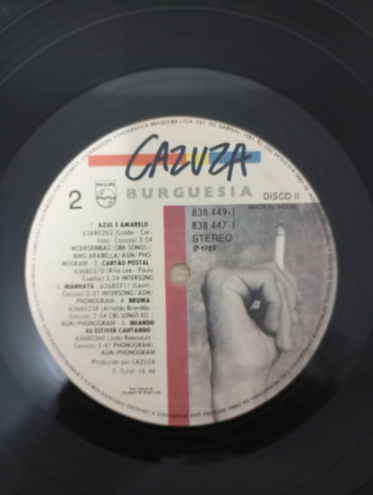 Lp Vinil Cazuza Burguesia Duplo Com Encartes