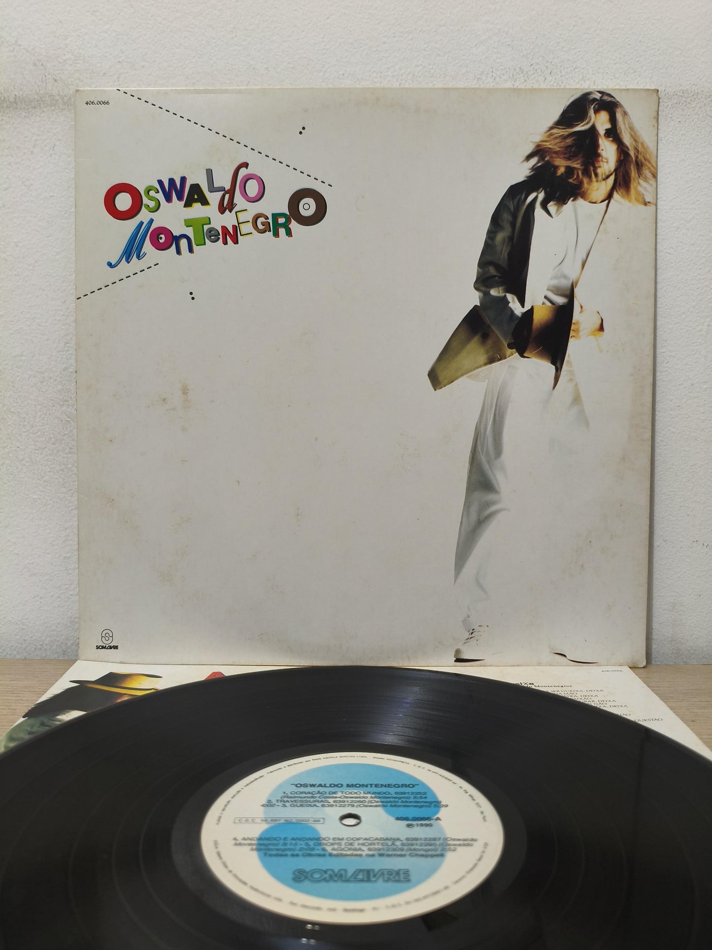 Lp Vinil Oswaldo Montenegro 1990 Com Encarte