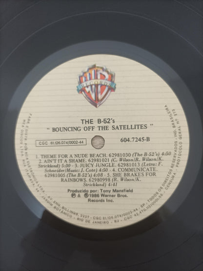Lp Vinil The B-52's Bouncing Off The Satellites