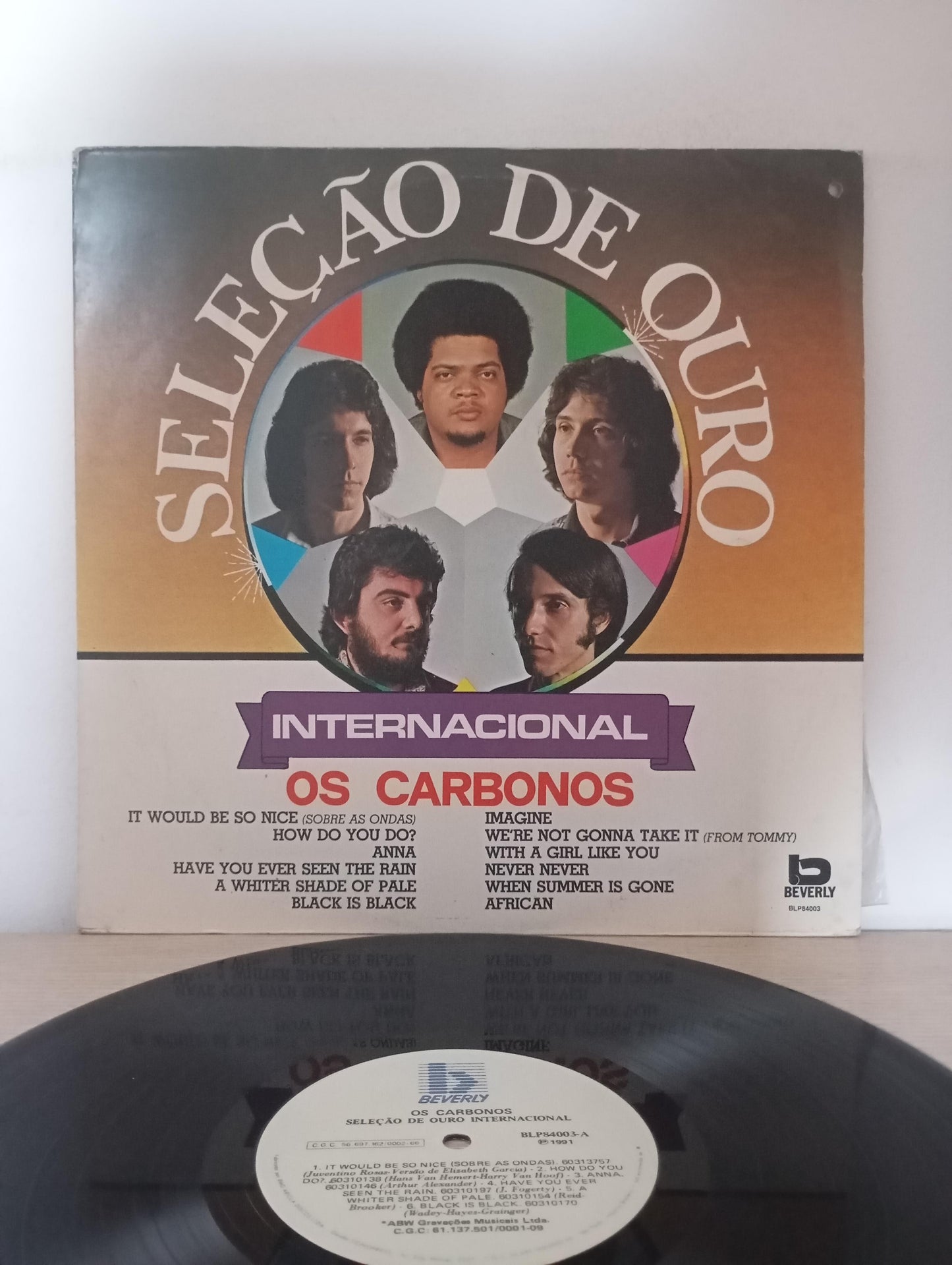 Lp Vinil Os Carbonos Seleção De Ouro Internacional