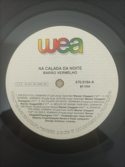 Lp Vinil Barão Vermelho Na Calada Da Noite
