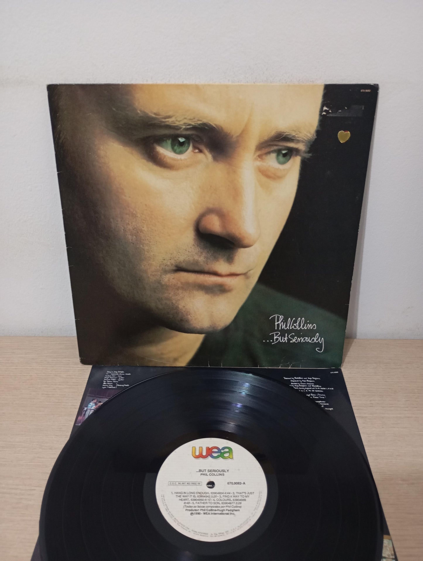 Lp Vinil Phil Collins ...But Seriously Com Encarte