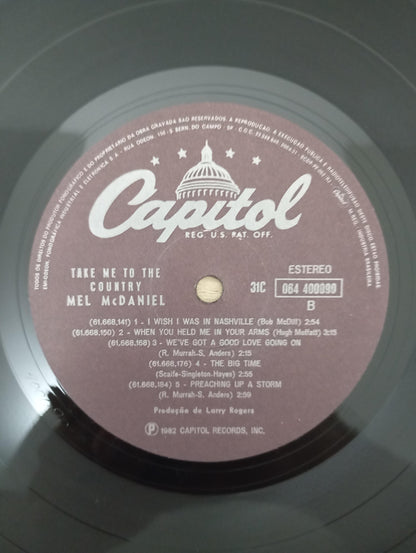 Lp Vinil Mel McDaniel Take Me To The Country