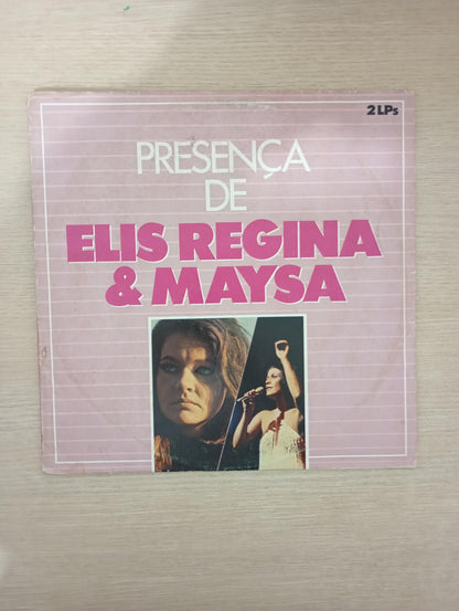 Lp Vinil Elis Regina & Maysa Presença De Duplo Com Encarte