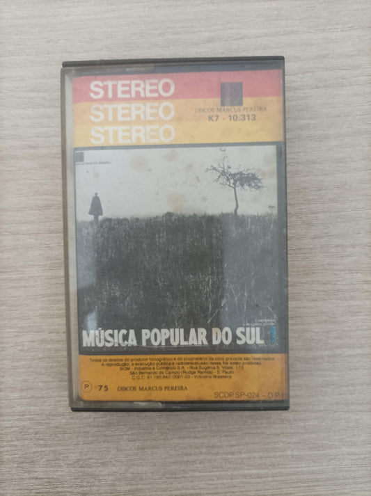 Fita K7 Cassete Música Popular do Sul