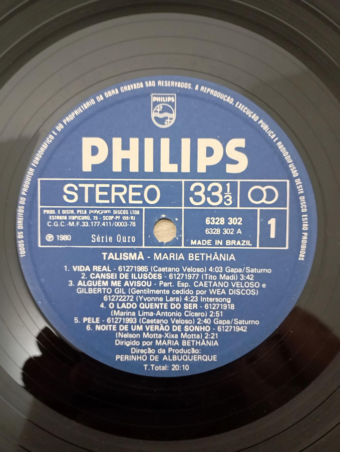 Lp Vinil Maria Bethânia Talismã Com Encarte