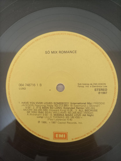 Lp Vinil Só Mix Romance