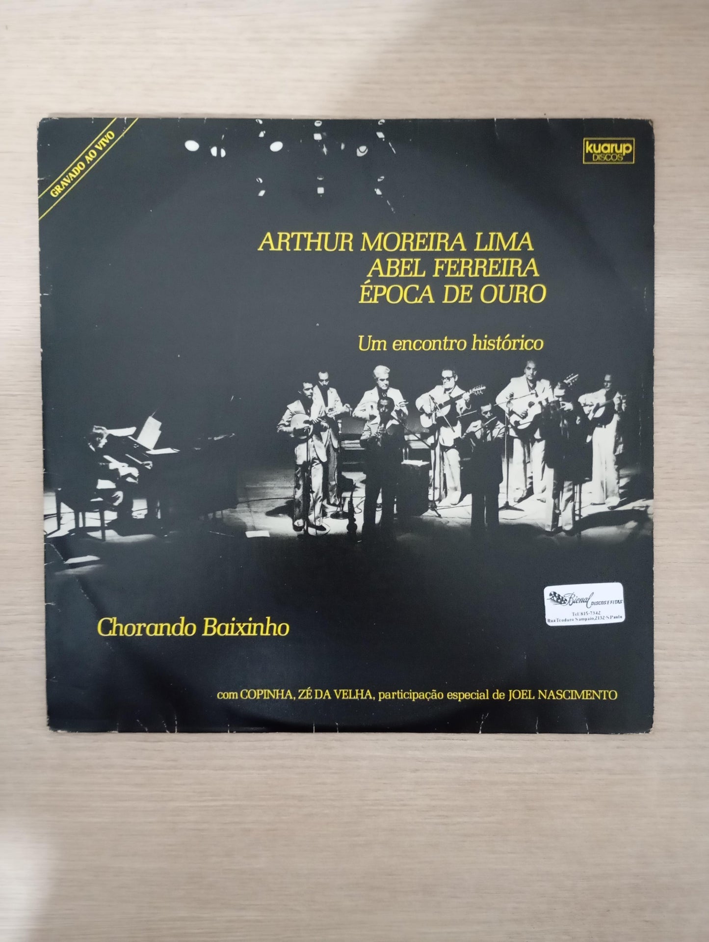 Lp Vinil Arthur Moreira Lima Abel Ferreira Chorando Baixinho