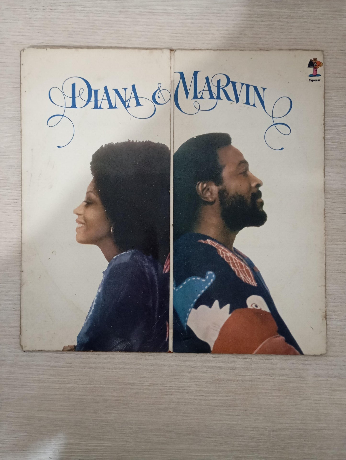 Lp Vinil Diana Ross & Marvin Gaye 1974 Com Encarte