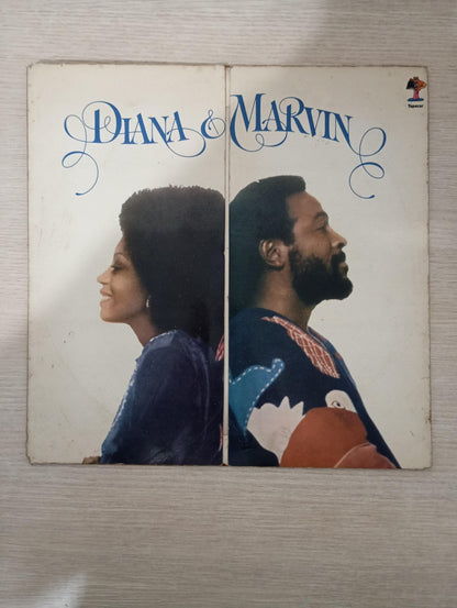 Lp Vinil Diana Ross & Marvin Gaye 1974 Com Encarte