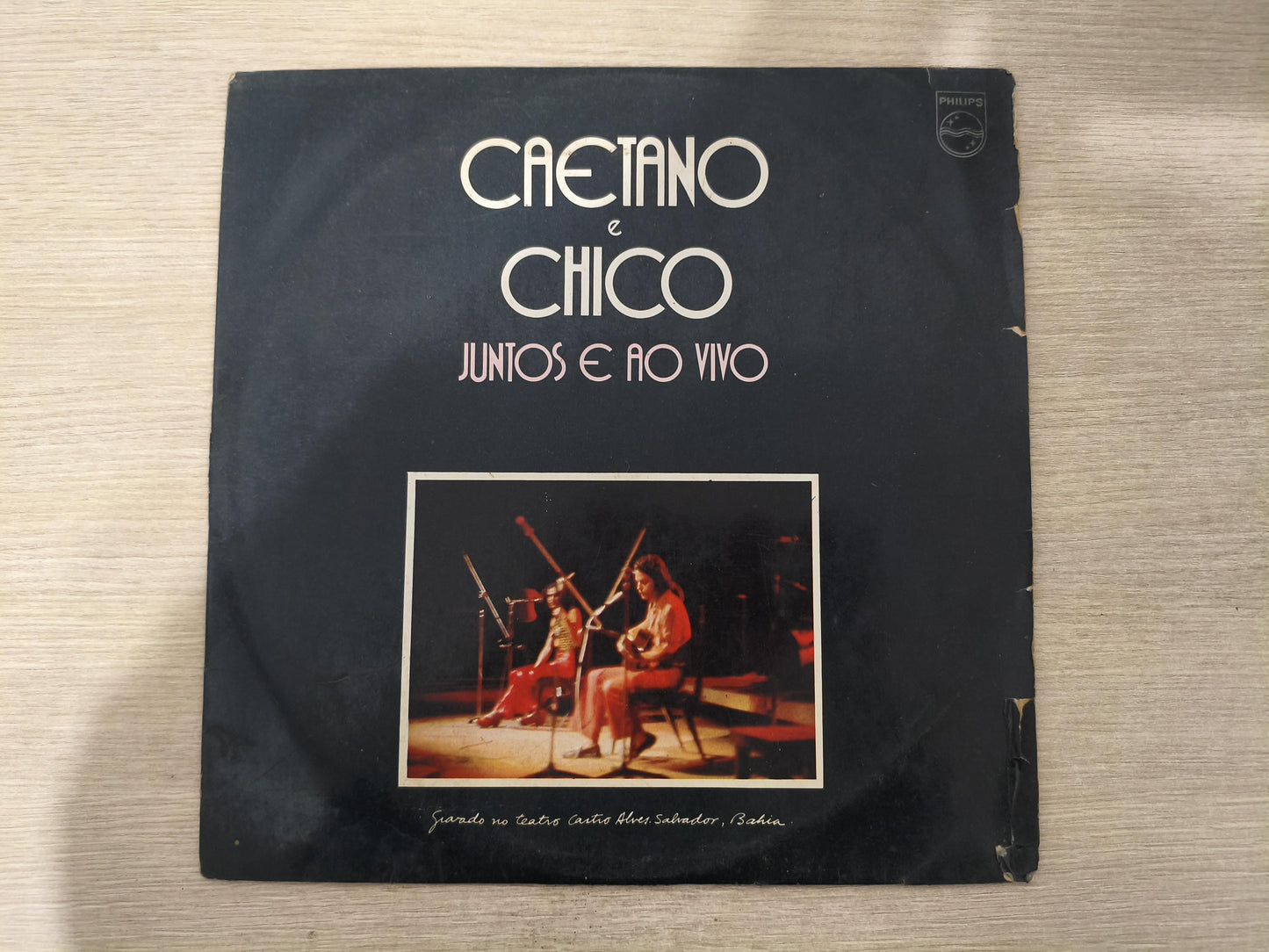 Lp Vinil Caetano Veloso & Juntos E Ao Vivo