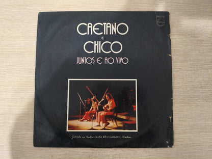 Lp Vinil Caetano Veloso & Juntos E Ao Vivo