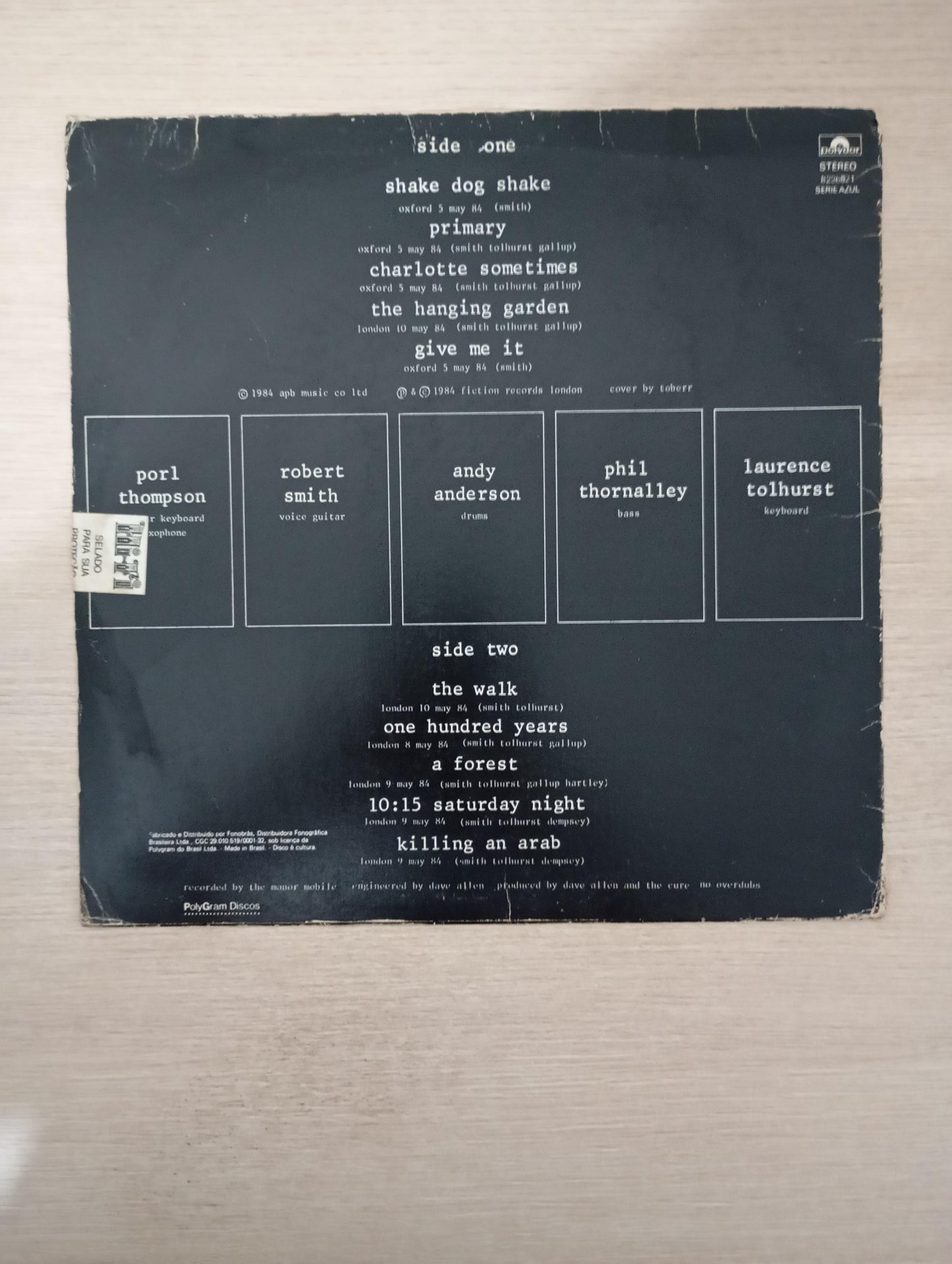 Lp Vinil The Cure Concert - The Cure Live