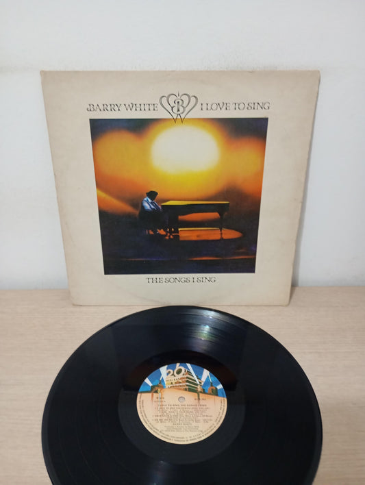 Lp Vinil Barry White I Love To Sing The Songs I Sing