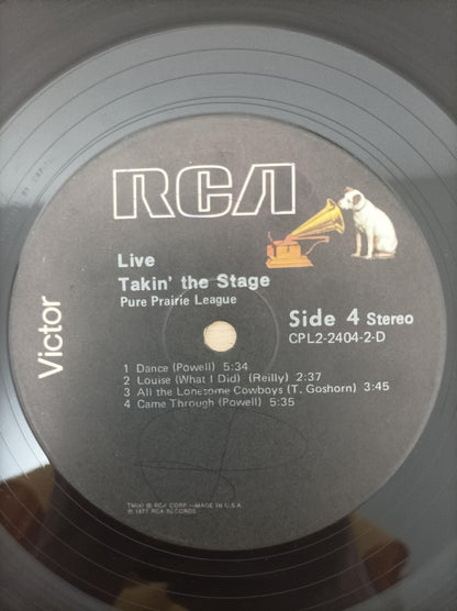 Lp Vinil Pure Prairie League Takin The Stage Duplo Importado