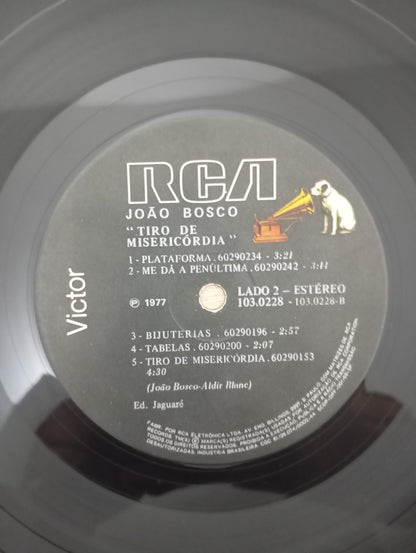 Disco Vinil Tiro De Misericórdia João Bosco Com Encarte A