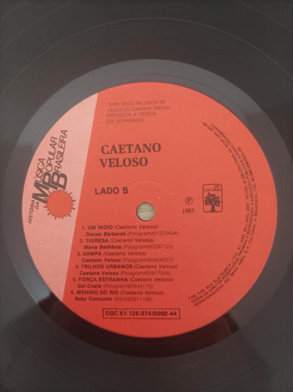 Lp Vinil Caetano Veloso História da MPB Capa Dupla