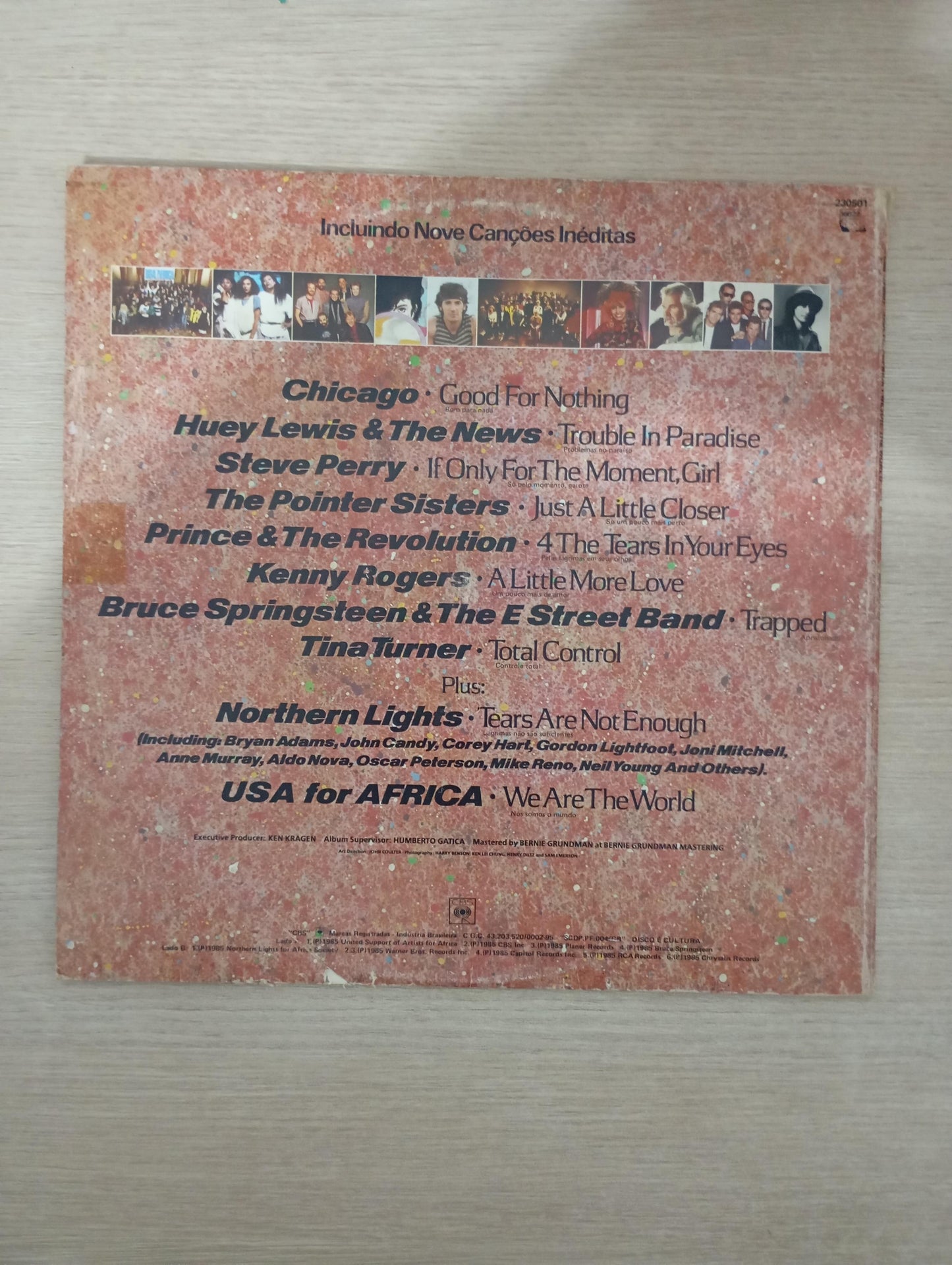 Lp Vinil USA For Africa We Are The World Capa Dupla