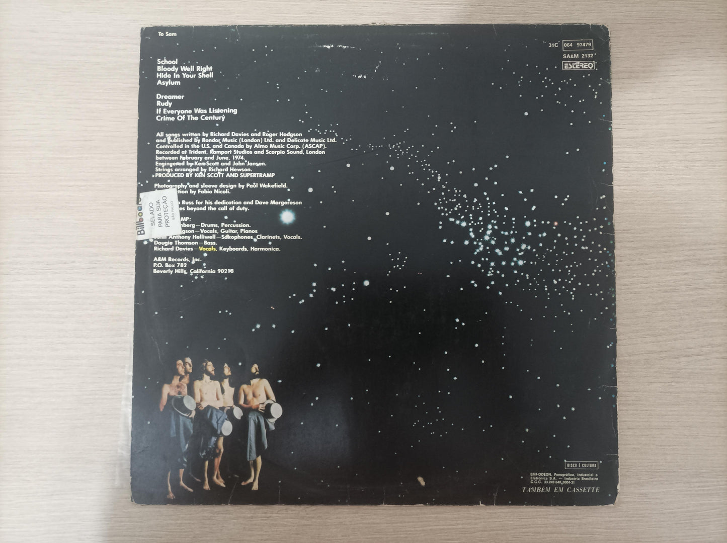 Lp Vinil Supertramp Crime Of The Century, Leia