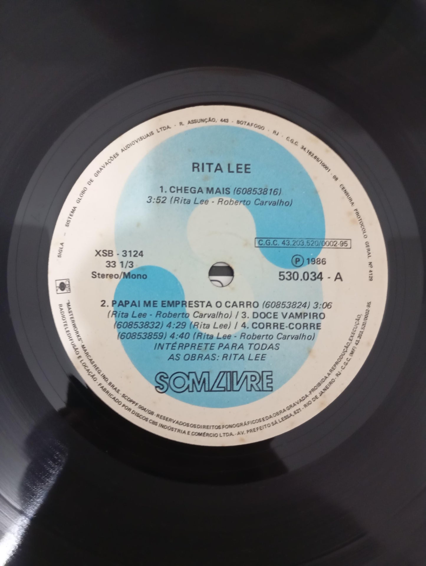 Lp Vinil Rita Lee 1979 Com Encarte