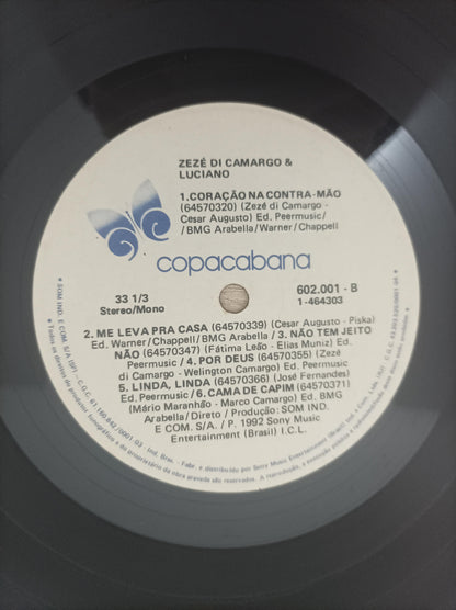 Lp Vinil Zezé Di Camargo & Luciano 1992