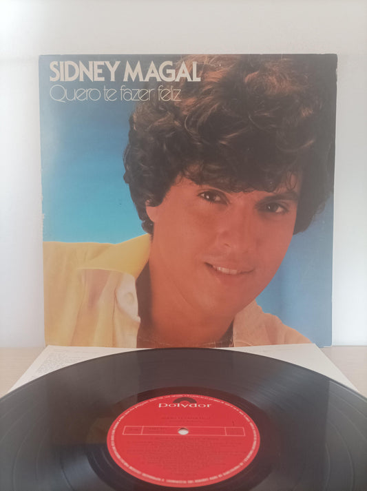 Lp Vinil Sidney Magal Quero Te Fazer Feliz Com Encarte