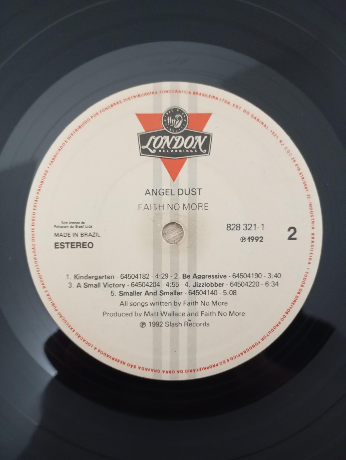 Lp Vinil Faith No More Angel Dust Com Encarte