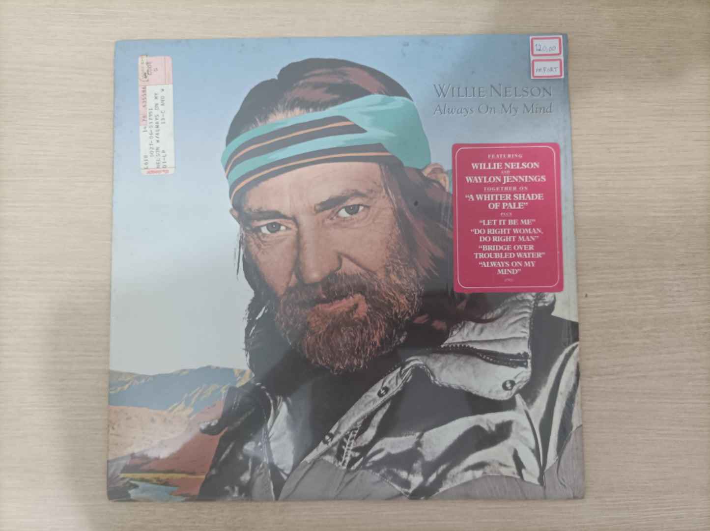 Lp Vinil Willie Nelson Always On My Mind C Encarte Importado