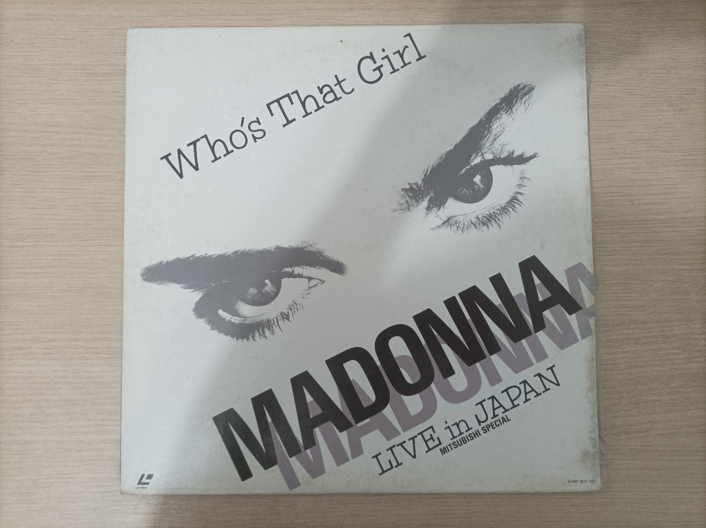 LD LaserDisc Madonna Who That Girl Japan C Encarte Importado