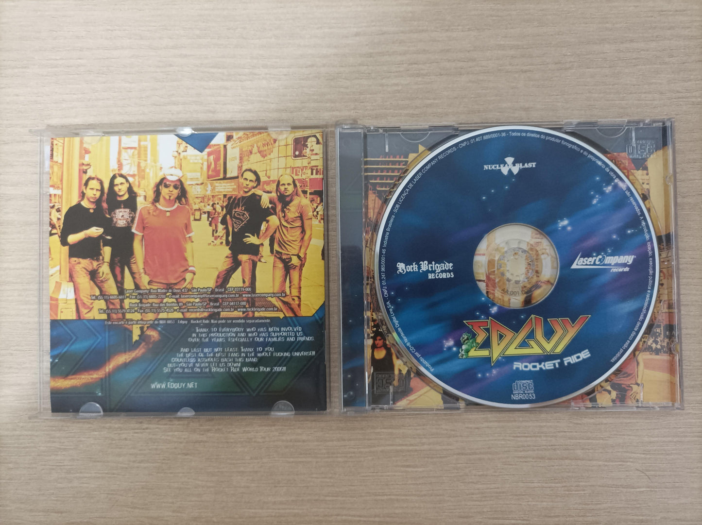 CD Edguy Rocket Ride