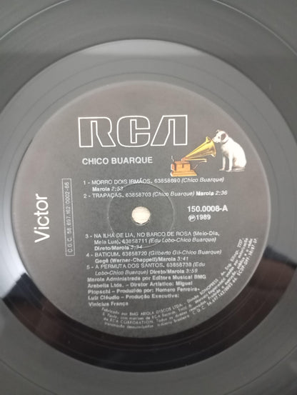 Lp Vinil Chico Buarque 1989 Com Encarte