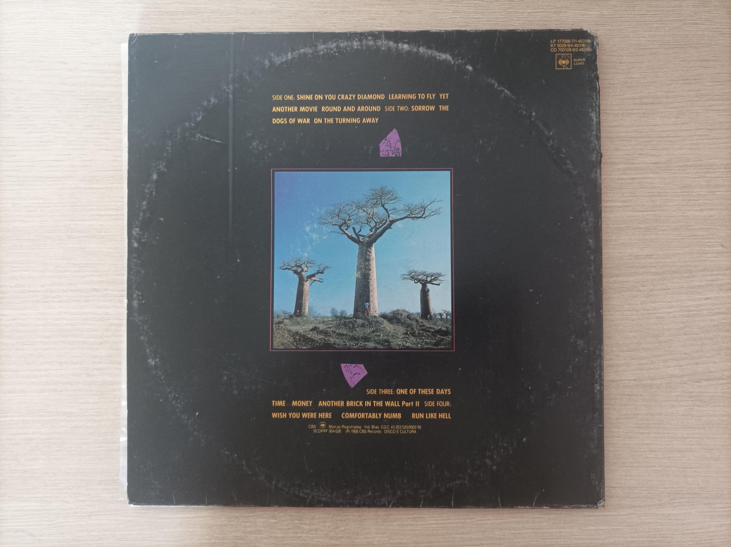 Lp Vinil Pink Floyd Delicate Sound Of Thunder Duplo Encartes