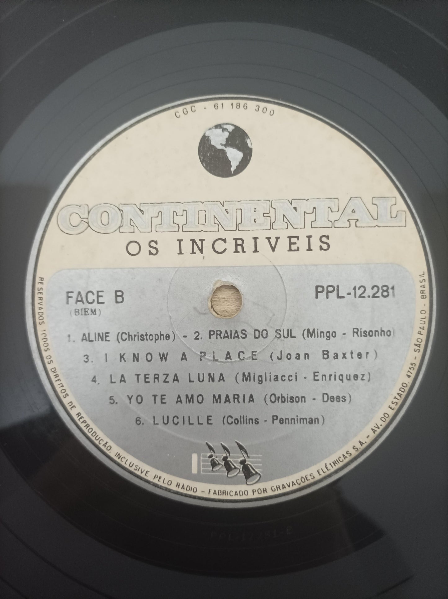 Lp Vinil Os Incríveis 1966