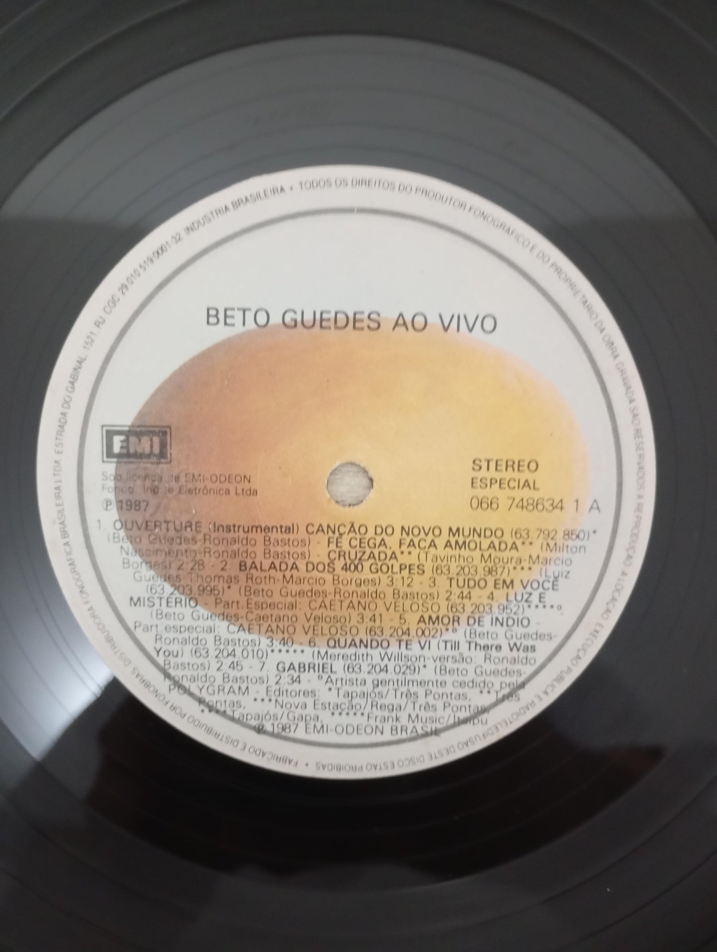 Lp Vinil Beto Guedes Ao Vivo