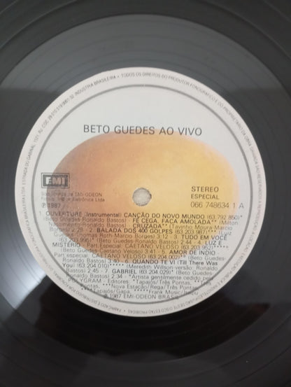 Lp Vinil Beto Guedes Ao Vivo