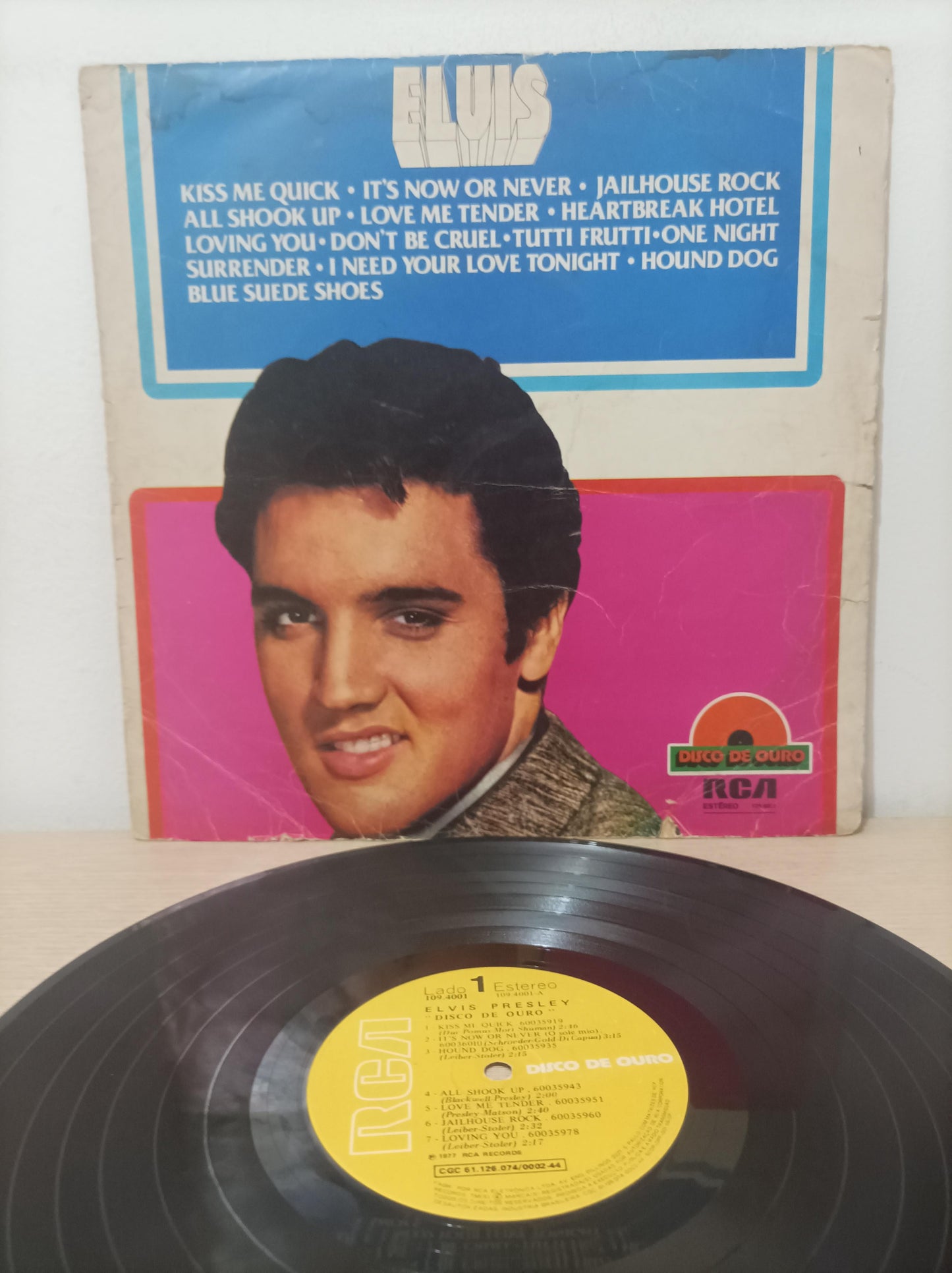 Lp Vinil Elvis Presley Disco De Ouro
