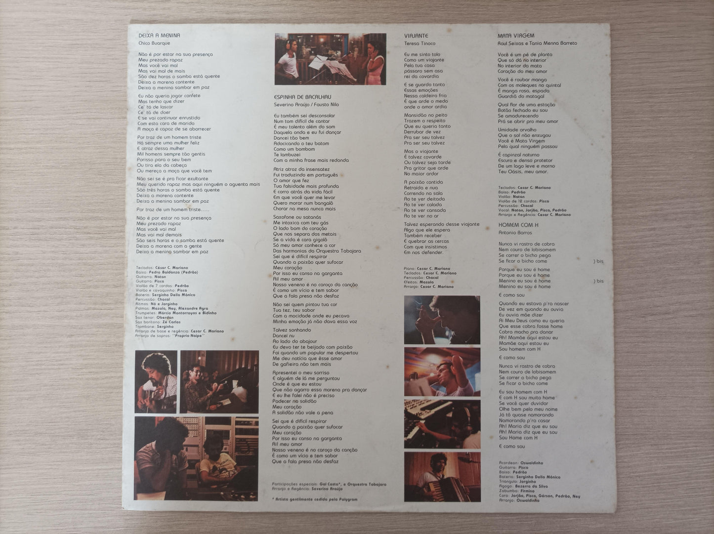 Lp Vinil Ney Matogrosso 1981 Com Encarte