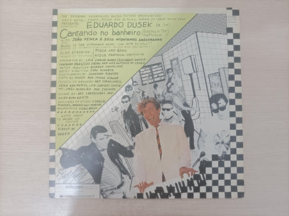 Lp Vinil Eduardo Dusek Cantando No Banheiro Com Encarte
