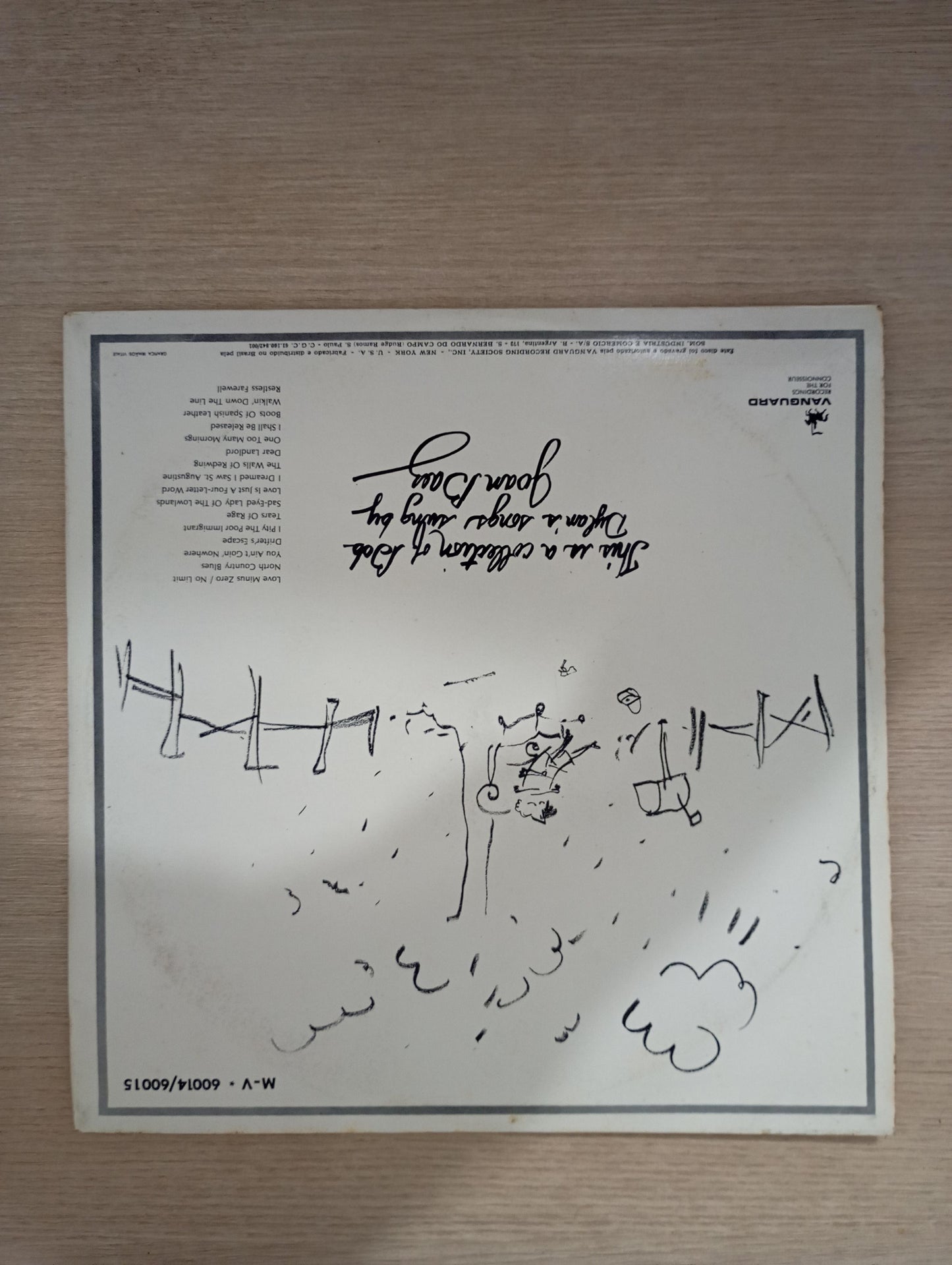 Lp Vinil Joan Baez Any Day Now Duplo Com Encartes