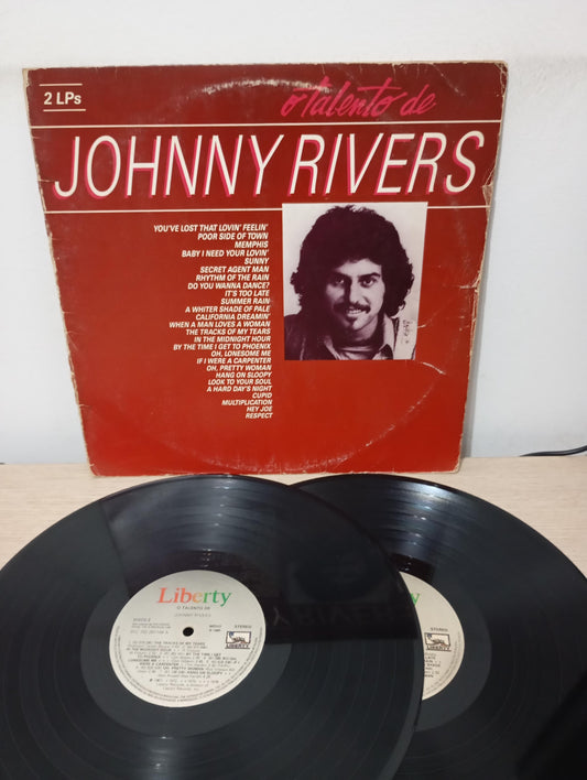 Lp Vinil Johnny Rivers O Talento de Duplo
