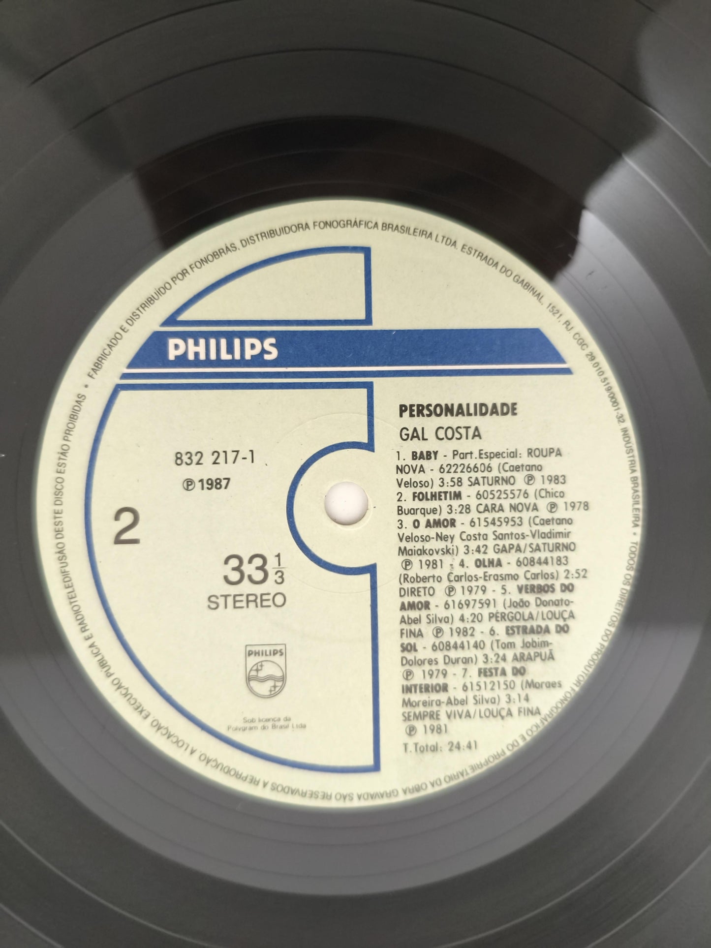 Lp Vinil Gal Costa Personalidade Com Encarte
