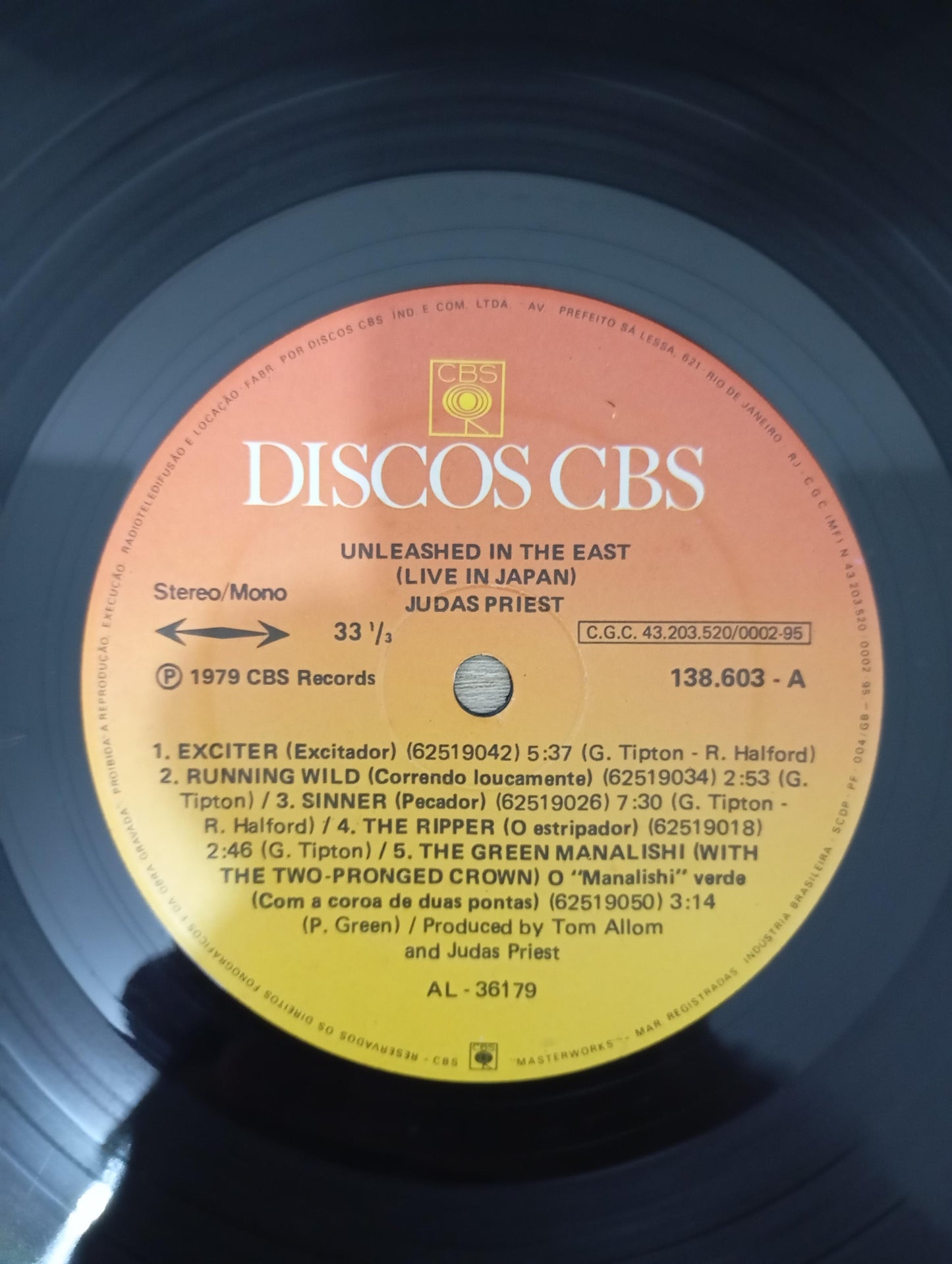 Lp Vinil Judas Priest Unleashed In The East (Live In Japan)