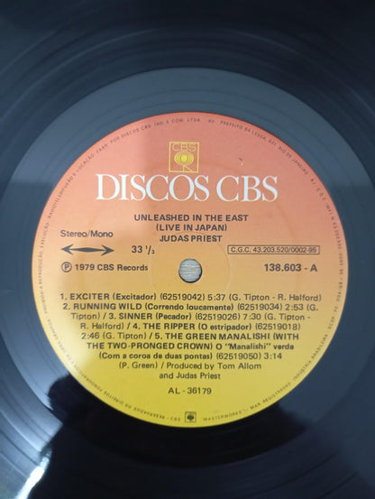 Lp Vinil Judas Priest Unleashed In The East (Live In Japan)