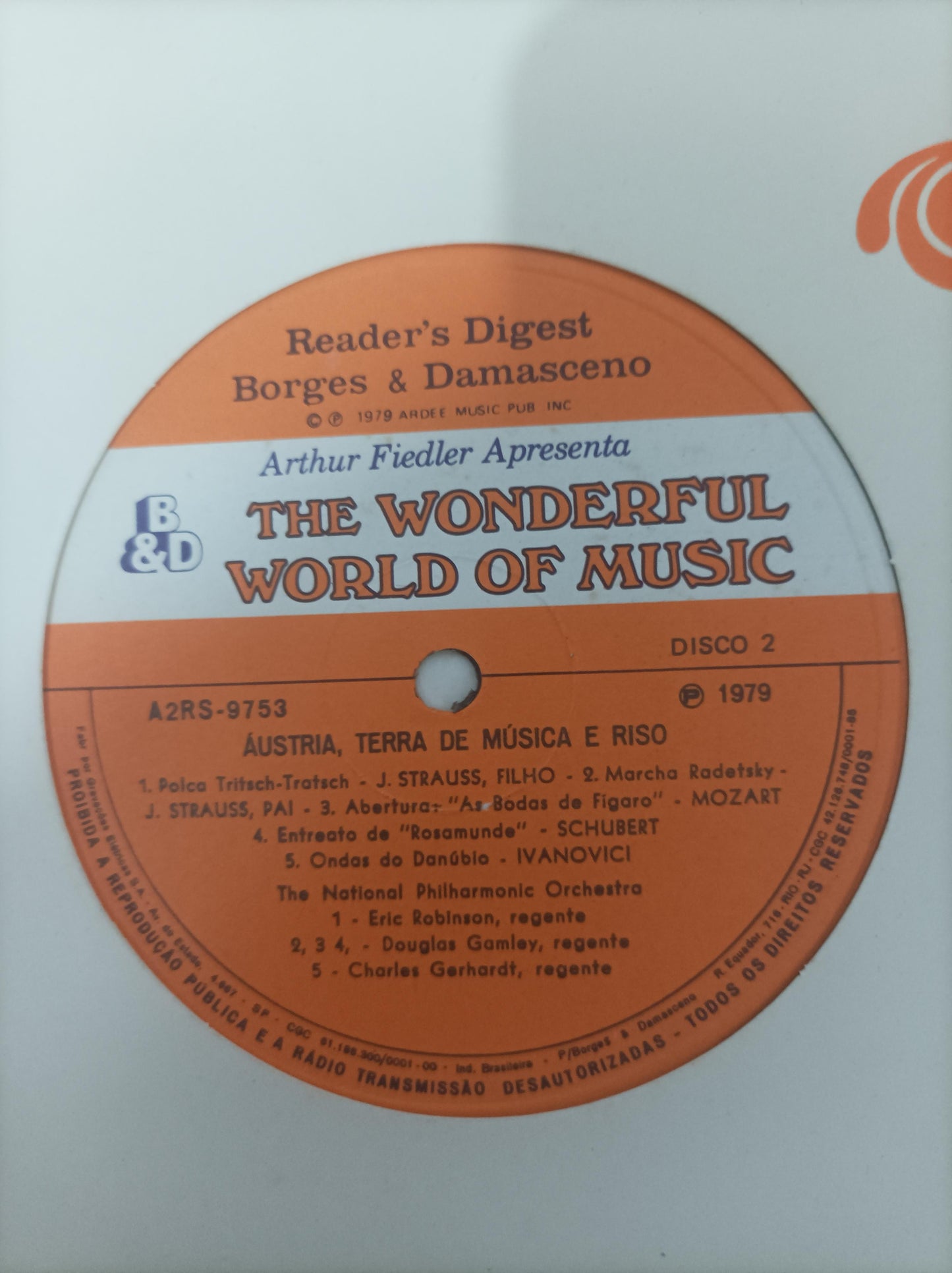 Lp Vinil Arthur Fiedler Wonderful World of Music C/ Encartes